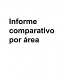 INFORME COMPARATIVO DE AREAS