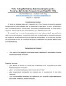 Título: Cartografía Histórica: Determinación de los Límites Fronterizos De Colombia-Venezuela En Los Años (1830-1883)