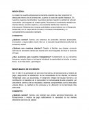 MISION ZENU: Mercadeo