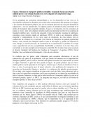 Sistemas de transporte público sostenible: avanzando hacia una relación calidad-precio y un enfoque basado en la red y alejado del compromiso ciego