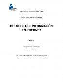 BUSQUEDA DE INFORMACIÓN EN INTERNET TIC´S