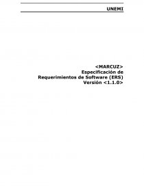 Requerimientos de Software (ERS) Definiciones, Acrónimos y Abreviaciones. Página 1