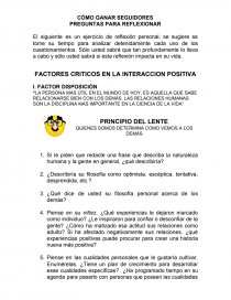 CÓMO GANAR SEGUIDORES PREGUNTAS PARA REFLEXIONAR. Página 1