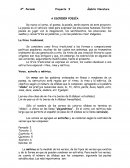 Poesía La lírica tradicional.