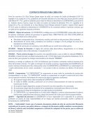 CONTRATO PRIVADO PARA OBRA FINA