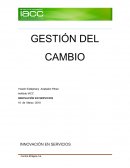 GESTIÓN DEL CAMBIO INNOVACIÓN EN SERVICIOS