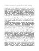 REBELDIA. VIOLENCIA CONTRA LA OPOSICION POLITICA EN COLOMBIA.
