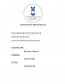 Características Del Contrato Individual De Trabajo