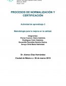 PROCESOS DE NORMALIZACIÓN Y CERTIFICACIÓN