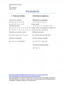 Formulario Productos notables .Factorizacion algebraica
