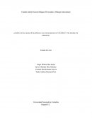 ¿Cuáles son las causas de la pobreza y sus consecuencias en Colombia?
