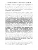 El desarrollo del capitalismo y la crisis social en los siglos XV y XVI