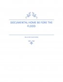 DOCUMENTAL HOME BE FORE THE FLOOD