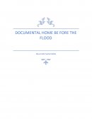 DOCUMENTAL HOME BE FORE THE FLOOD