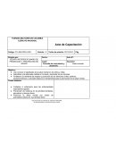 Acta de hábitos saludables