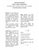 ONDAS ESTACIONARIAS OPTICA Y ONDAS, LABORATORIO I