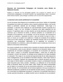 Resumen del Conocimiento Pedagógico del Contenido como Modelo de Mediación Docente