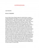 AUTOPRESENTACION Luis Vizcaíno