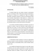 ANALISIS COMPARATIVO DE LA ADMINISTARCION PUBLICA VENEZOLANA