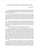 Las exigencias del modelo capitalista frente a las necesidades educativas de la sociedad