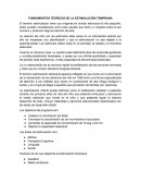 FUNDAMENTOS TEORICOS DE LA ESTIMULACIÓN TEMPRANA