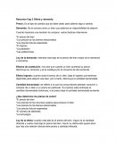 Resumen Cap.3 Oferta y demanda