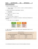 Guia en nutricion en infancia y adolocencia