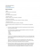 Excel Características de un evento aislado.