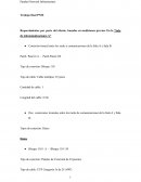 Requerimientos por parte del cliente, basados en mediciones previas. En la “Sala de telecomunicaciones A”