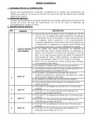 TERMINO DE REFERENCIA DENOMINACIÓN DE LA CONTRATACIÓN: