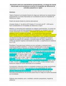 Asociación entre las características preoperatorias y el riesgo de muerte relacionada con la anestesia en perros en hospitales de referencia de animales pequeños en Japón