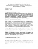 TRANSCRIPCION DE COMENTARIOS REALIZADOS POR LAS PARTICIPANTES DEL GRUPO FOCAL APLICADO A LOS RENDERS DEL PROYECTO PORTAL DE BOSQUE.