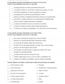 Examen comprobación de lectura de los cuentos: El vaso de leche, Requiem con tostadas y Espuma y nada más