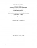 Proceso de elaboración de una investigación documental