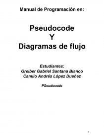 Pseudocode Y Diagramas de flujo. Página 1