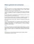 Marco general de la empresa "Nubox"