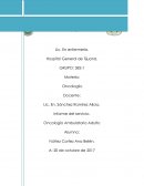 Informe del servicio. Oncología Ambulatoria Adulto