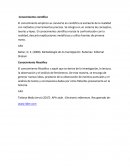 Ingles Conocimiento científico