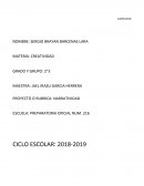 PROYECTO O RUBRICA: NARRATIVIDAD