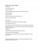 Análisis FODA Macarrón (galleta)