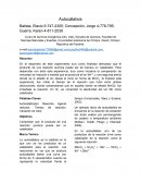Autocatalisis Resumen