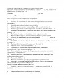 Examen del cuarto bloque de la asignatura de ciencias, Segundo grado