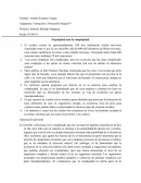 Complejidad vs dificultad Perplejidad ante la complejidad