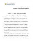Contraste de lo público y lo privado en Colombia