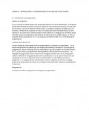 UNIDAD III.- INTRODUCCIÓN A LA PROGRAMACIÓN DE UN LENGUAJE ESTRUCTURADO