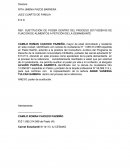 SUSTITUCIÓN DE PODER DENTRO DEL PROCESO 2017-00290-00 DE FIJACION DE ALIMENTOS A PETICIÓN DE LA DEMANDANTE