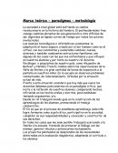 Marco teórico – paradigmas – metodología