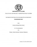 SISTEMAS ESTRATÉGICOS DE INFORMACIÓN DE MERCADOS