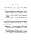 Ingenieria de sistemas resumen