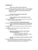 Cuestionario Defina a que se refiere el término: Aguas duras